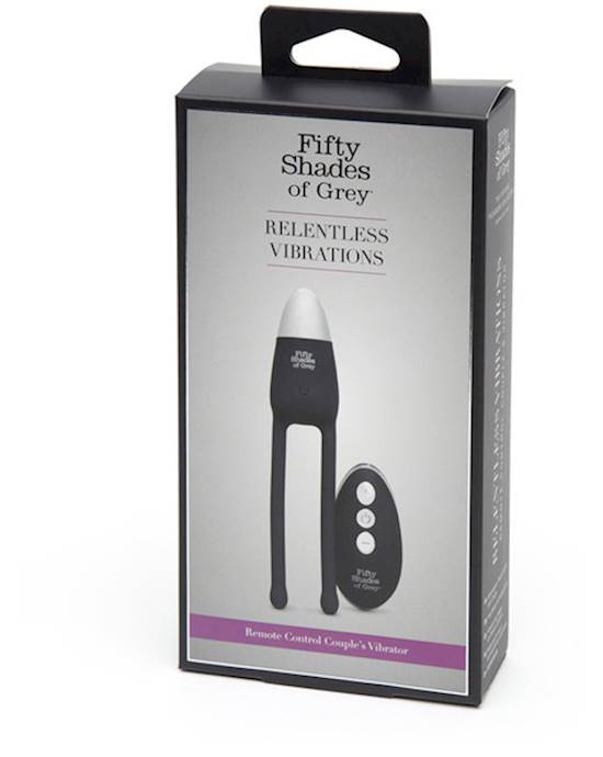 Fifty Shades Of Grey Relentless Vibrations Remote Control Couples Vibe