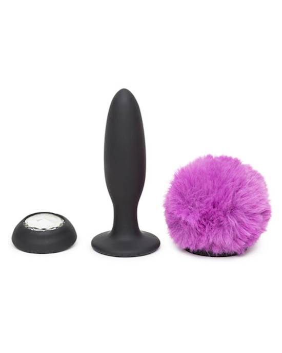 Happy Rabbit Rechargeable Vibrating Butt Plug - 4 Inch