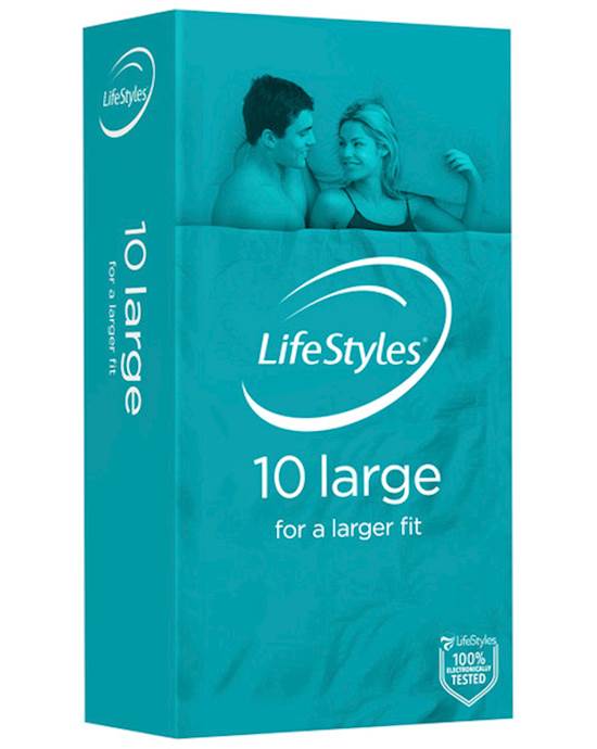 LifeStyles LARGE 10s Condoms