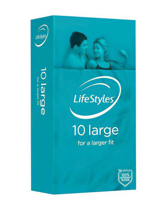 LifeStyles LARGE 10s Condoms