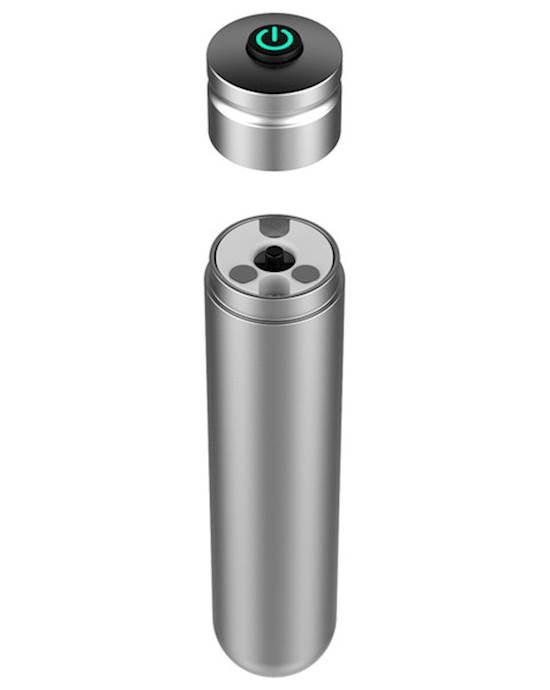 Nexus Ferro Stainless Steel Rechargeable 6 Speed Bullet - 2.8 Inch