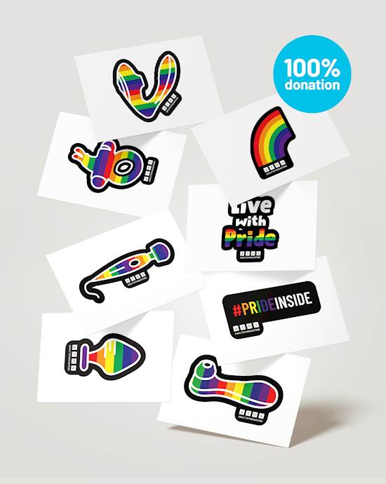 Pride Sticker Pack - 100% Charity Donation