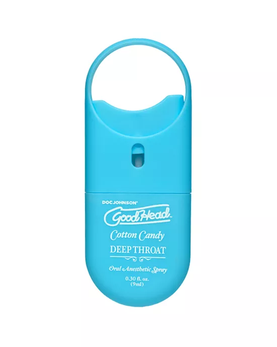 Doc Johnson GoodHead Deep Throat Spray To Go  Cotton Candy  10ml