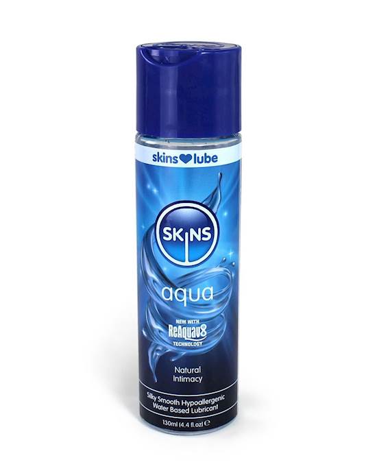 Skins Aqua Water Based Lubricant 4.4fl Oz 