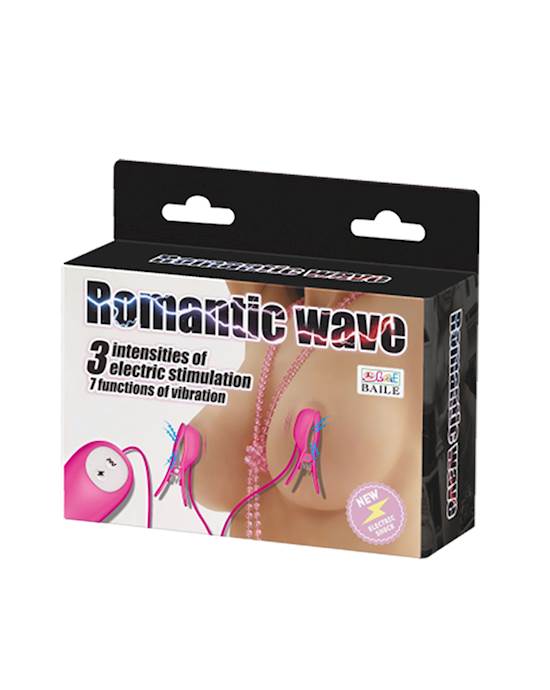Romantic Wave Electro Shock Nipple Clamps