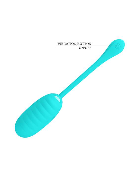 Kirk Liquid Silicone Remote Egg Vibrator - 7.7 Inch