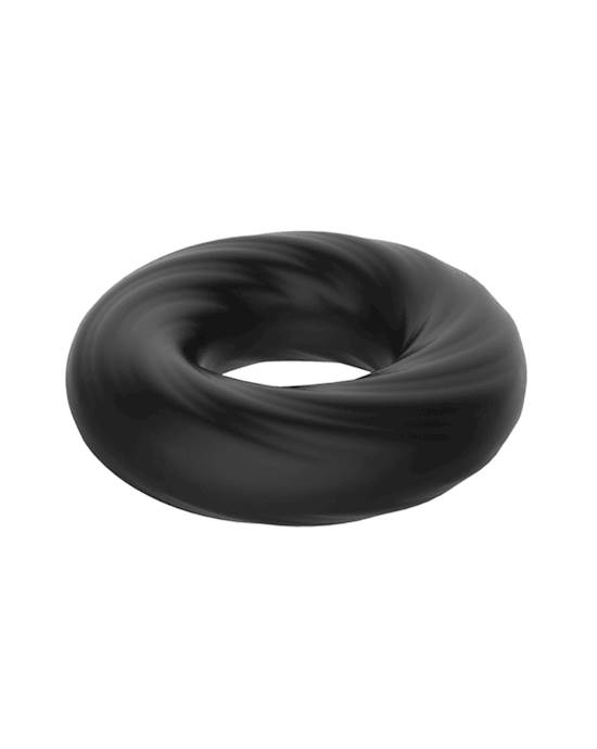 Spiral Ripples Silicone Cock Ring