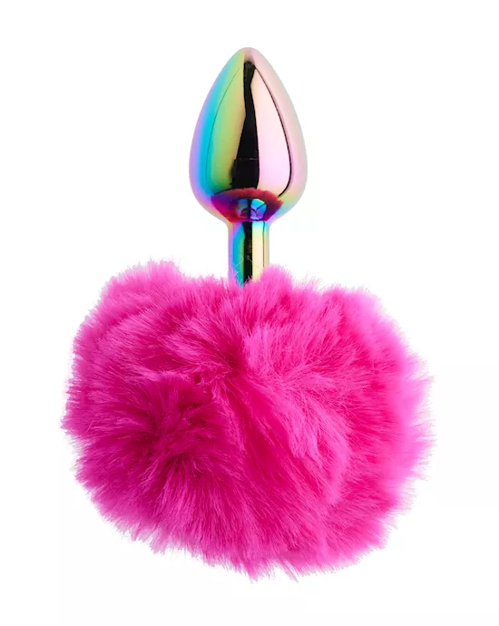 KinKi Rainbow Rabbit Tail Plug  59 Inch