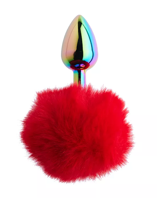 KinKi Rainbow Rabbit Tail Plug  59 Inch