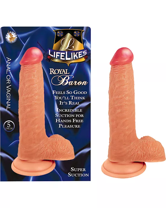 LIFELIKES BARON DILDO  5 Inch