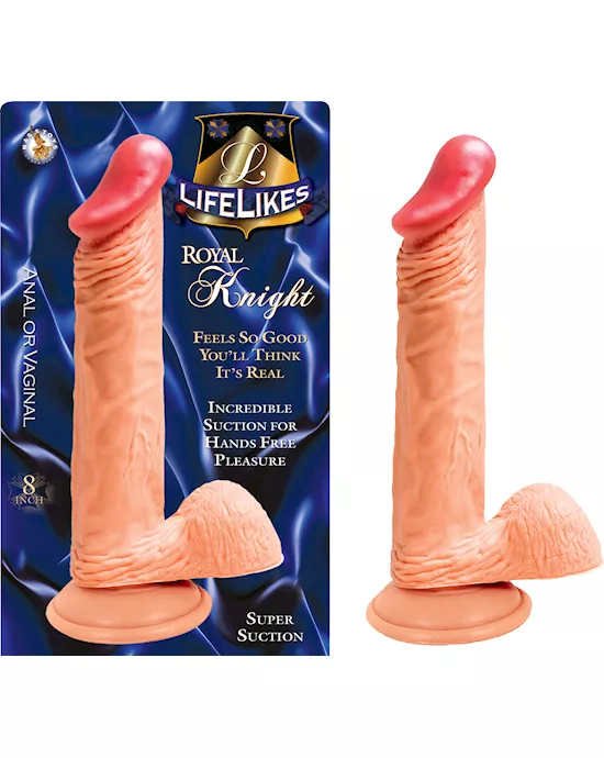 LIFELIKES KNIGHT DILDO  8 Inch