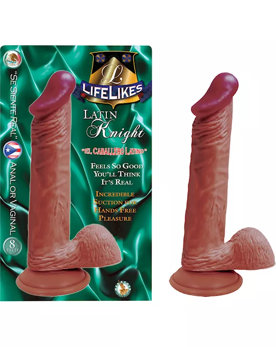 LIFELIKES KNIGHT DILDO  8 Inch