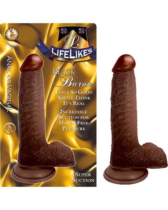LIFELIKES BARON DILDO  5 Inch