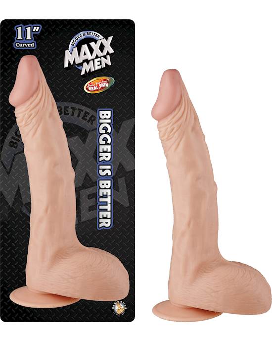 Maxx Men Curved Dong - 11 Inch