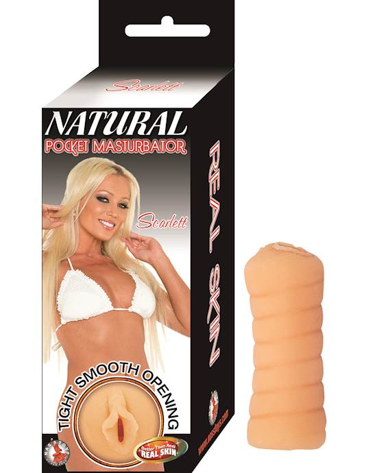 Nass Toys Natural Scarlett Pocket Masturbator
