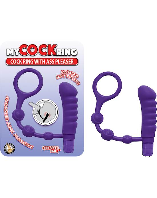 Nass Toys Cockring With Ass Pleaser
