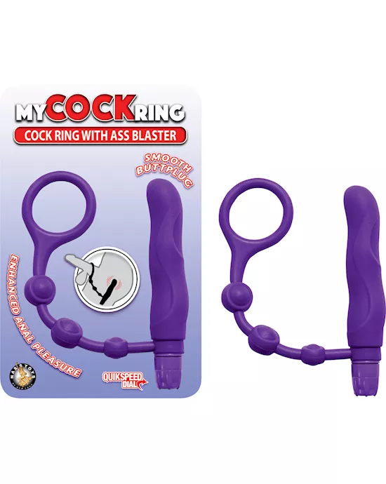 Nass Toys Cockring with Ass Blaster