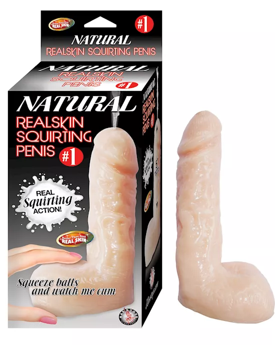 Nass Toys Realskin Squirting Penis  6 Inch