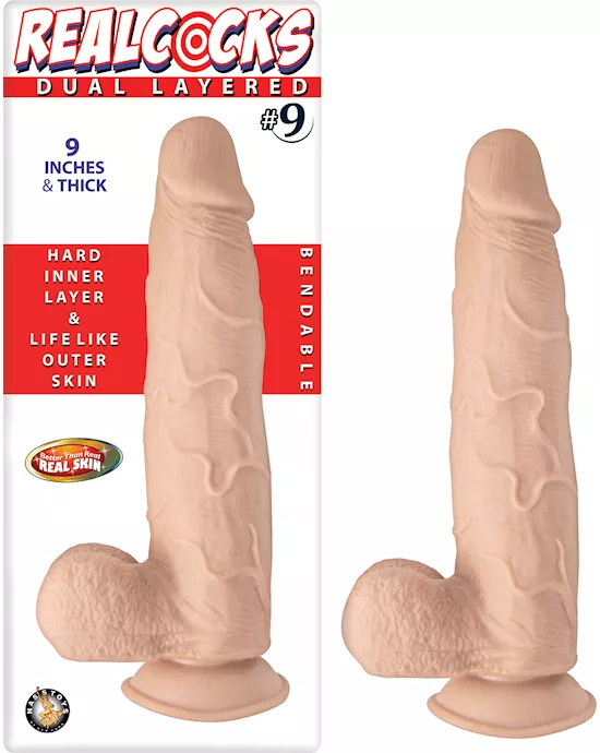 Nass Toys Dual Layered Dildo No9