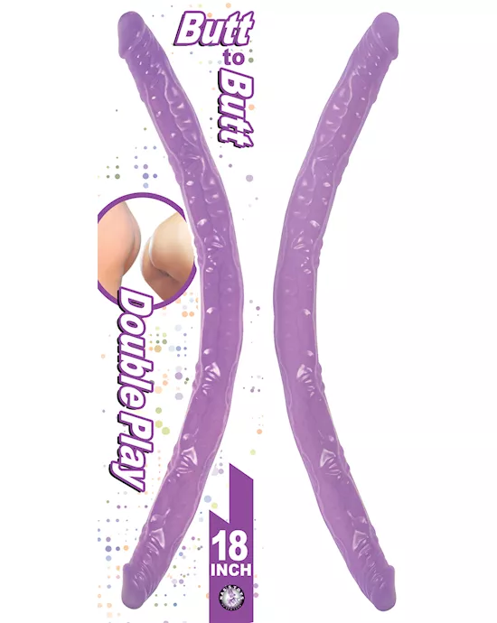 BUTT TO BUTT DOUBLE PLAY Dildo  18 Inch