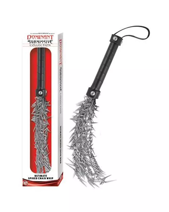 Dominant Submissive Ultimate Spiked Chain Whip