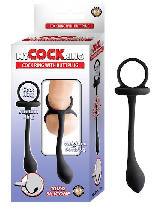 Cockring With Buttplug 