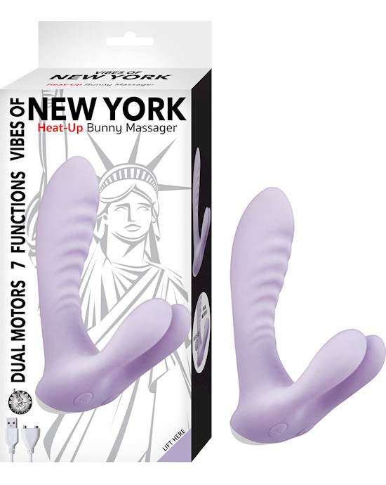 Nass Toys Vibes Of New York Heat Up Bunny Massager