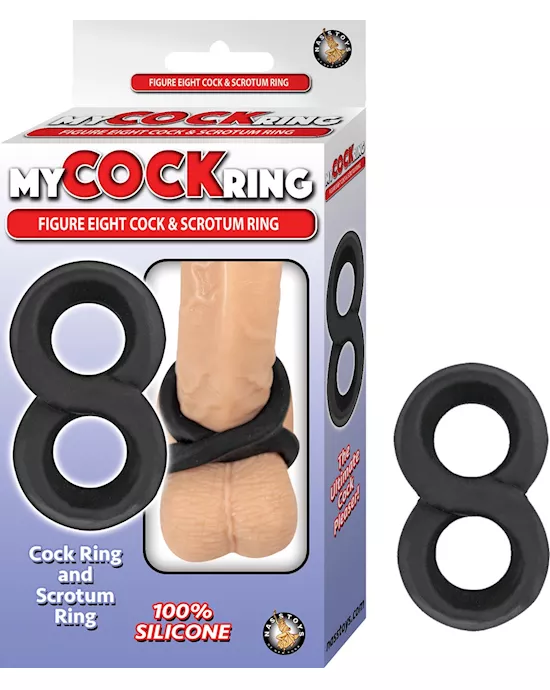 My Cockring Figure Eight Cock  Scrotum Ring