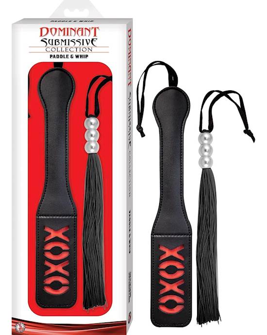 Dominant Submissive Collection Paddle & Whip