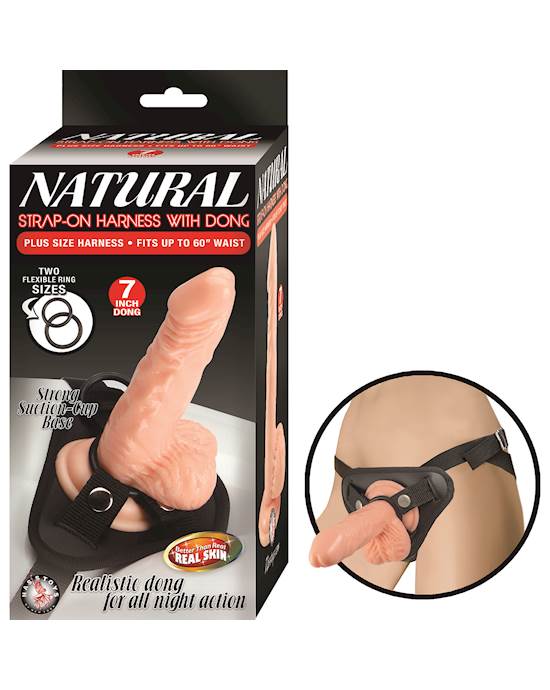 Nass Toys Natural Strap-on With Dildo