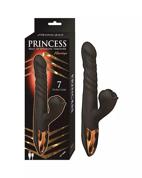 Nass Toys Princess Spin and Thrust Rabbit Vibrator  975 Inch