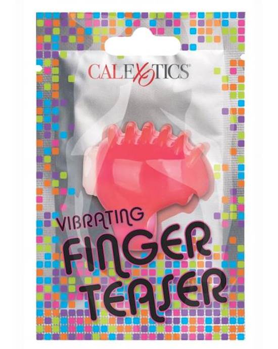 Foil Pk Vibrate Finger Teaser Pink