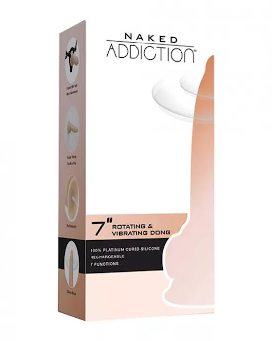 Naked Addiction Rotating  Vibrating Dong
