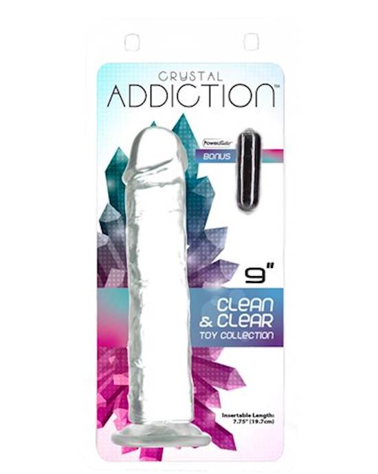 Crystal Addiction Dildo - 9 Inch