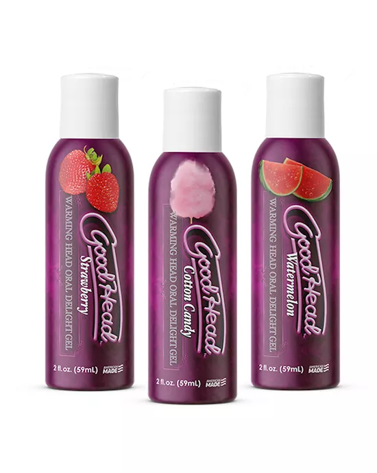 Doc Johnson GoodHead Warming Head Gel  3 Pack 59ml
