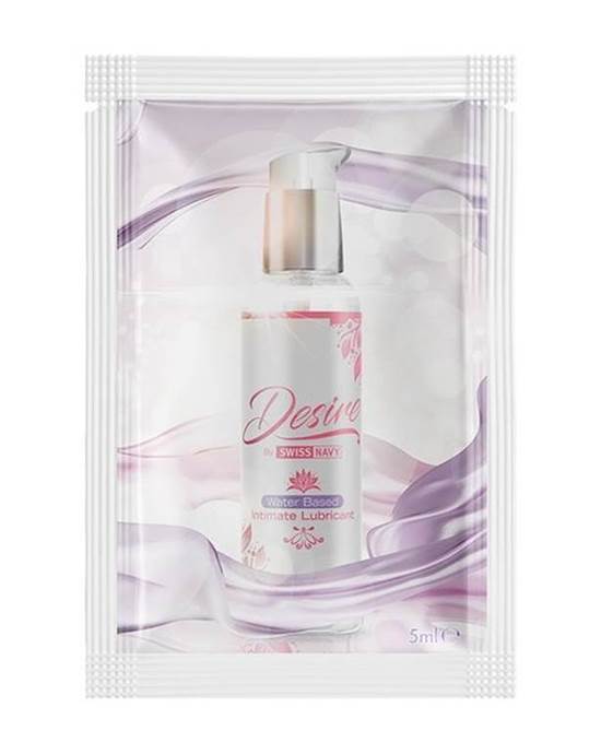 Swiss Navy Desire Waterbased Lubricant  Sampler  5ml