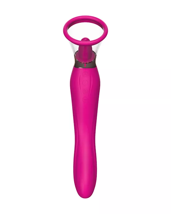 Oyes Licking Suction GSpot Vibrator