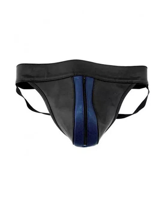 Rouge Zip Lux Jock Black Xl