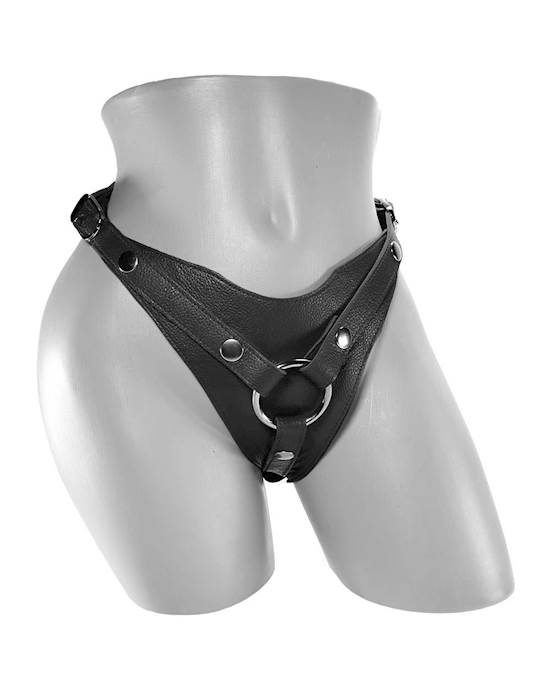 Rouge Leather Strap-on Harness