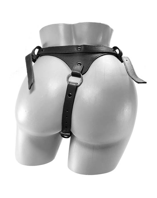 Rouge Leather Strap-on Harness