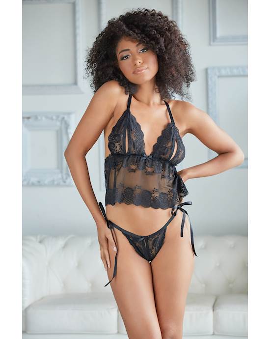 Allure Gigi Baby Doll And Panty Set