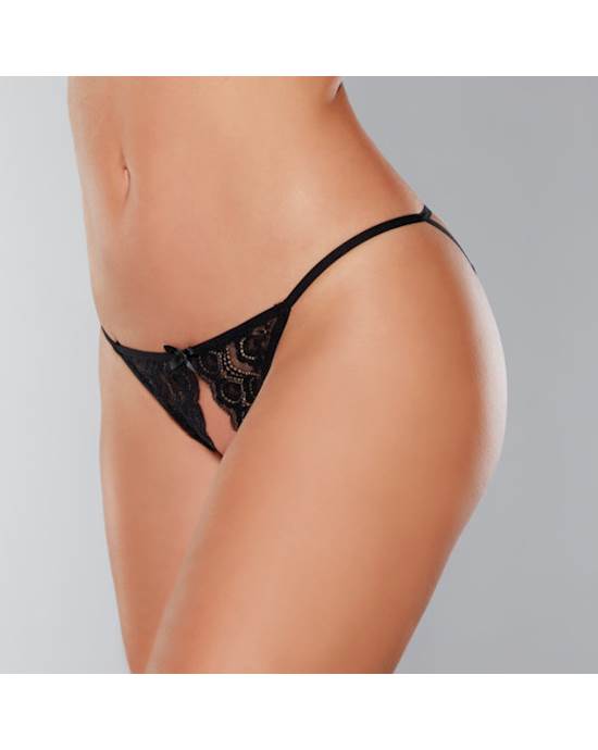 Adore Luv Web Crotchless Panty