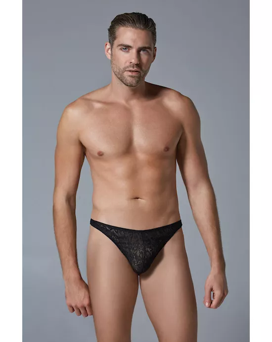 Luca Leopard Thong