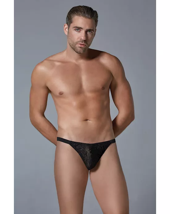Luca Leopard ThinStrap Thong