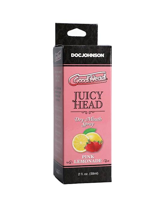 Good Head Juicy Head Dry Mouth Spray - Pink Lemonade - 2oz