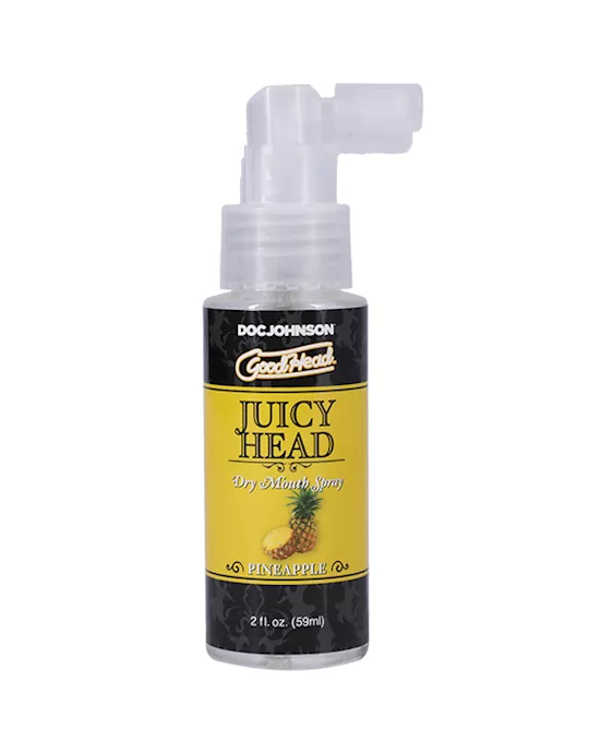 Good Head Juicy Head Dry Mouth Spray  Pineapple  2oz