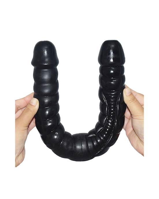 Ribbed Double Ended Dildo
