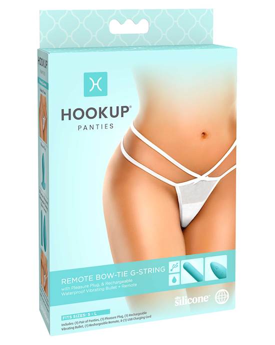 Hookup Panties Remote Bow-tie G-string