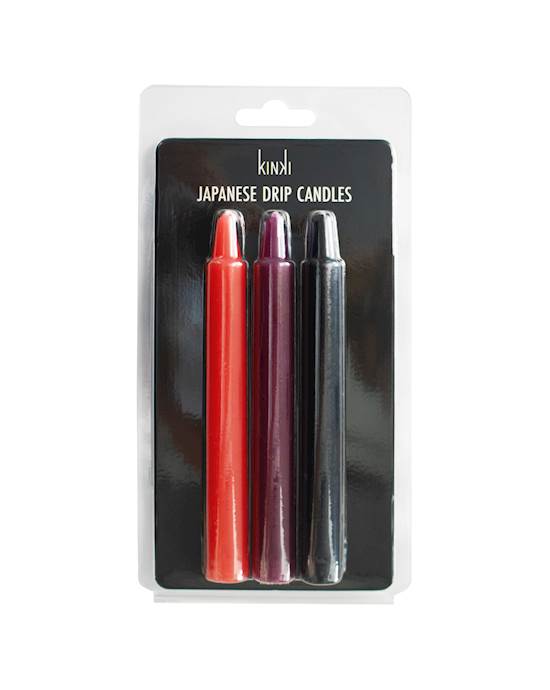 KinKi Japanese Drip Candles  3 Pack