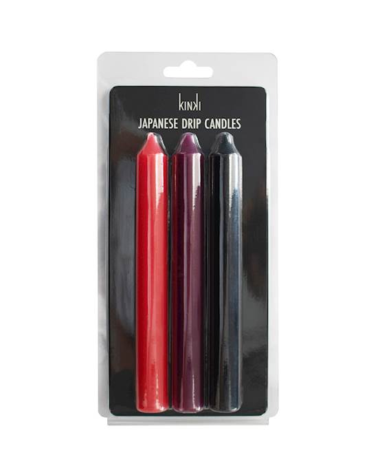Kinki Japanese Drip Candles - 3 Pack